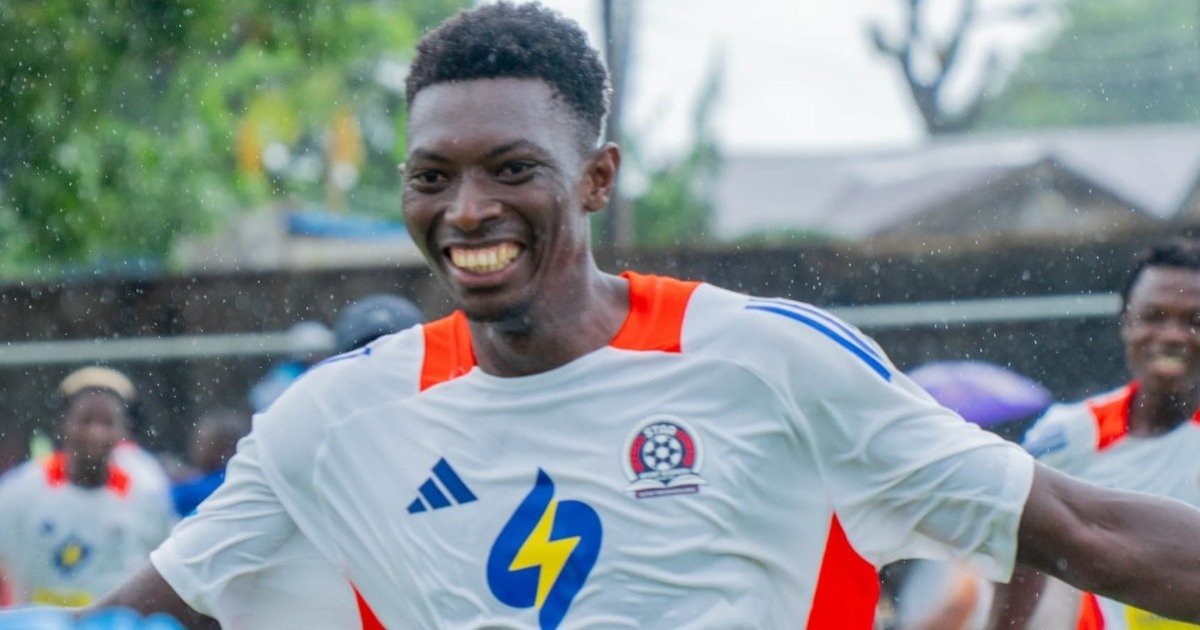 Defender Mohamed Sillah received the Man of the Match award