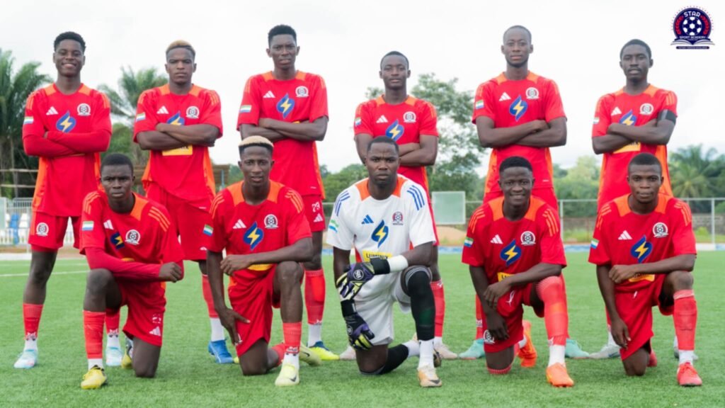 Star Sport Academy staring team against Bullom Stars 