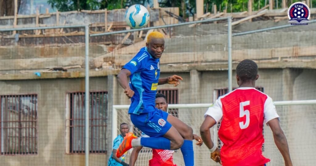 Scorer Alie Alie Ramadan Kabia in action
