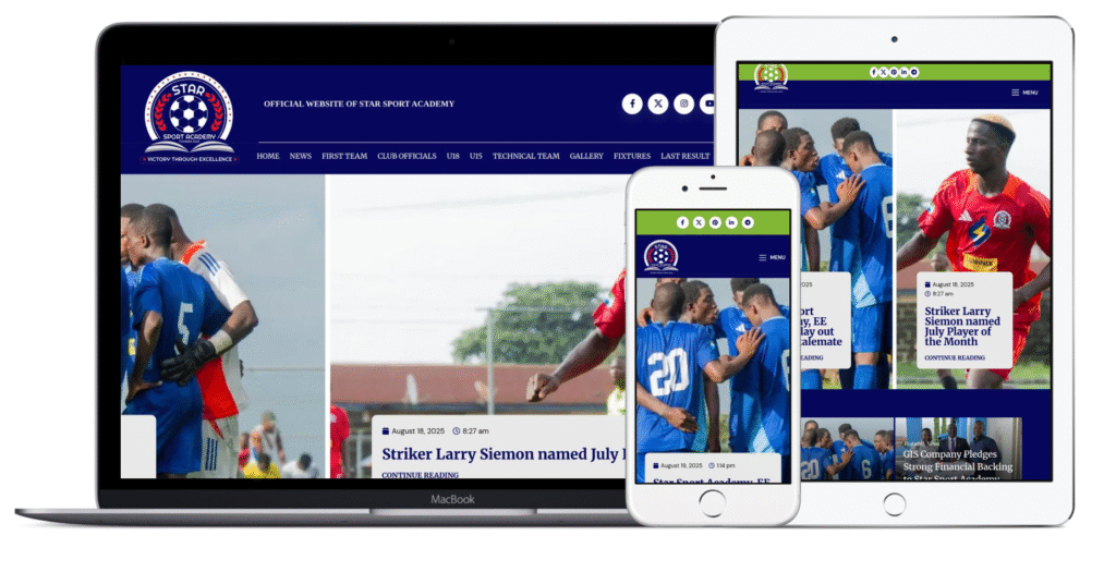 Star Sport Academy's new official website goes live