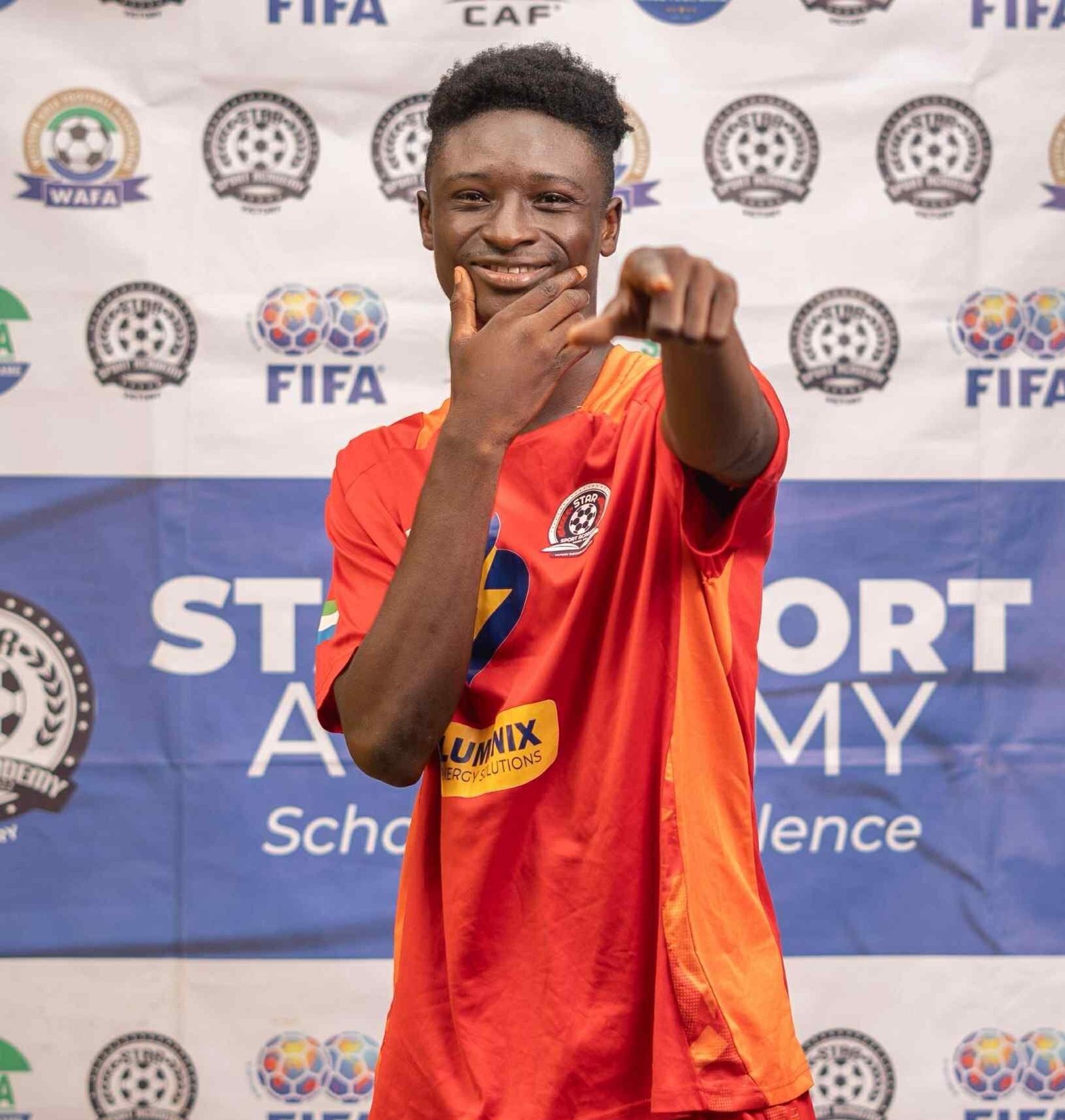 Fresh talent Samba Juma Bah joins Star Sports Academy