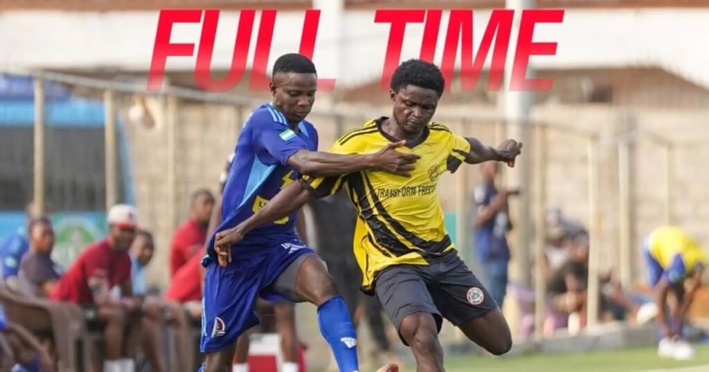 Star Sport Academy and Freetown City played out a goalless draw!