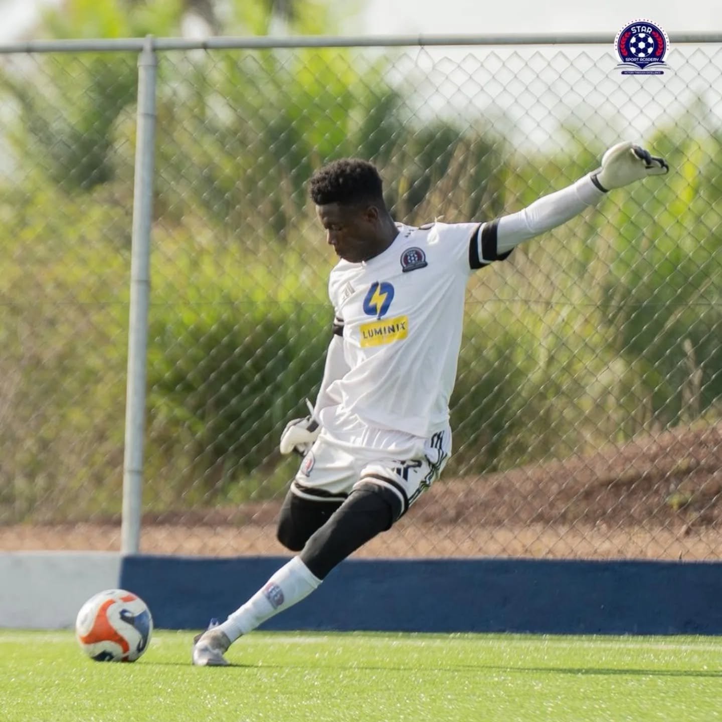 Keeper Dauda Bangura was in action in Port Loko