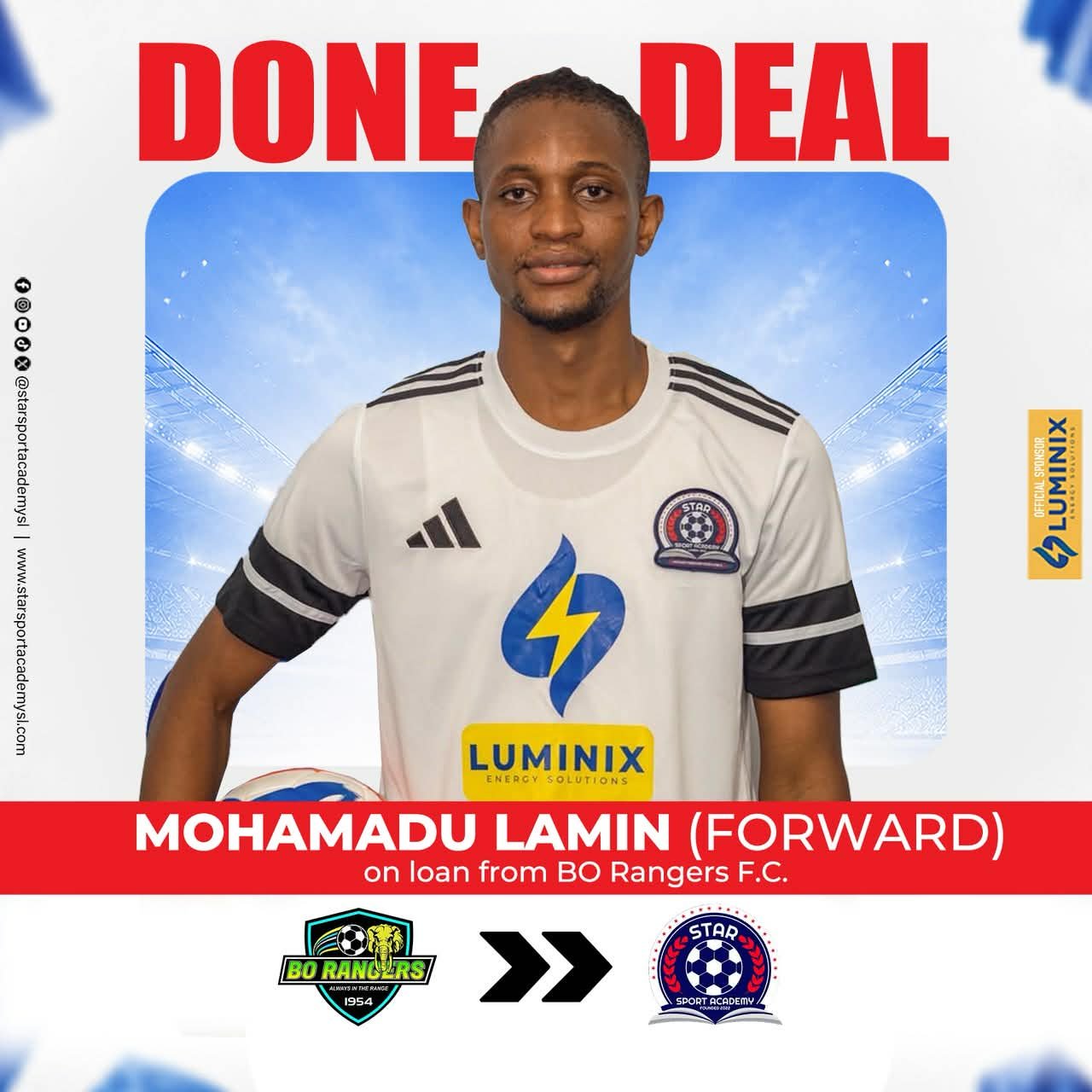 Mohamadu Lamin Loan Deal has been Confirmed